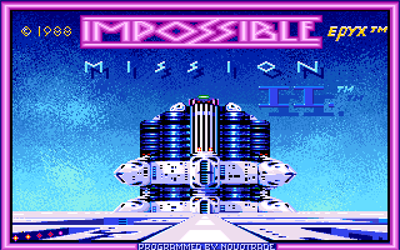 Impossible Mission 2 - Screenshot - Game Title Image