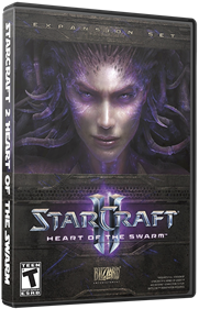 StarCraft II: Heart of the Swarm - Box - 3D Image