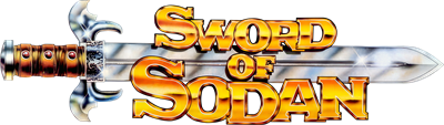 Sword of Sodan - Clear Logo Image