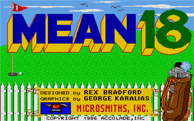 Mean 18 - Screenshot - Game Title Image