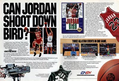 Jordan vs. Bird - Advertisement Flyer - Front Image