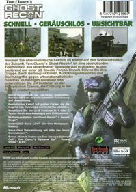 Tom Clancy's Ghost Recon - Box - Back Image