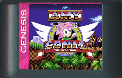 Amy Rose in Sonic The Hedgehog - Fanart - Cart - Front