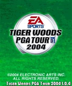 Tiger Woods PGA Tour 2004 - Screenshot - Game Title Image