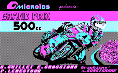 Grand Prix 500 cc - Screenshot - Game Title Image