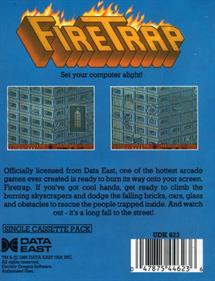 FireTrap - Box - Back Image