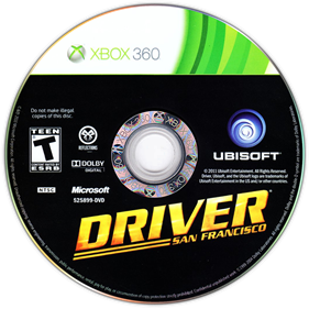 Driver: San Francisco - Disc Image