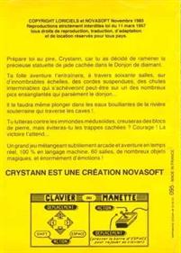 Crystann: Le Donjon De Diamant - Box - Back Image