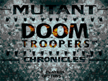 Doom Troopers - Screenshot - Game Title Image