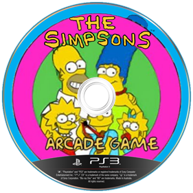 The Simpsons Arcade Game - Fanart - Disc Image