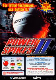 Power Spikes II - Arcade - Controls Information