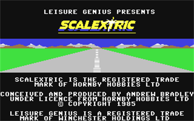 Slot Car Racer - Screenshot - Game Title Image