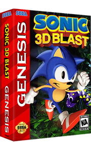 Sonic 3D Blast - Box - 3D Image
