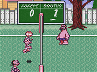 Popeye Beach Volley Ball - Screenshot - Gameplay Image