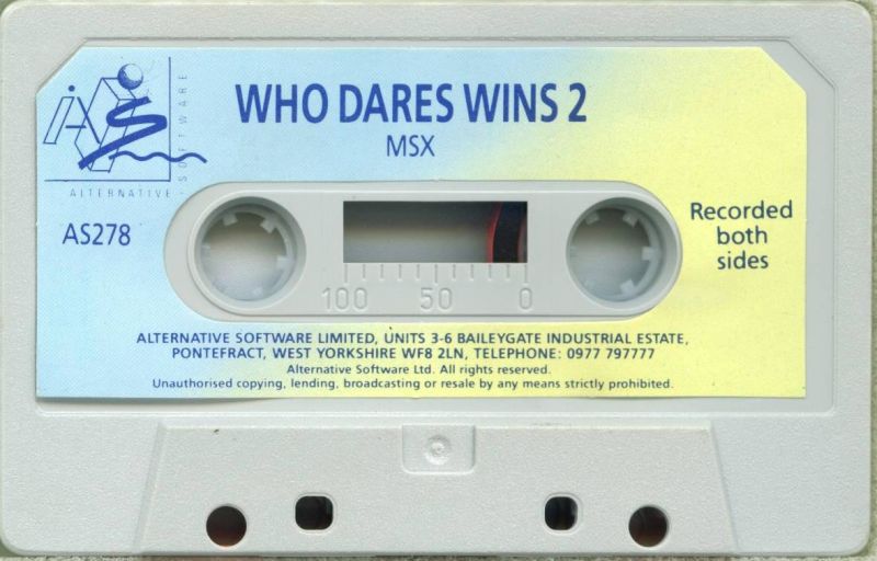 Who Dares Wins II Details - LaunchBox Games Database