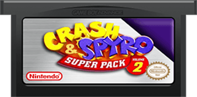 Crash & Spyro Super Pack Volume 2 - Fanart - Cart - Front