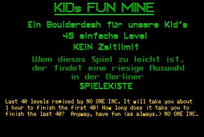 Kids Fun Mine and Beyond - Screenshot - Game Title Image