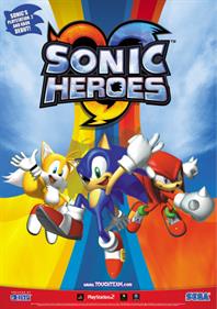 Sonic Heroes - Advertisement Flyer - Front Image