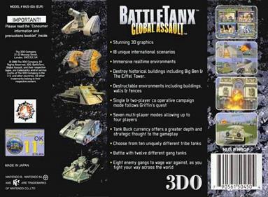 BattleTanx: Global Assault - Box - Back Image
