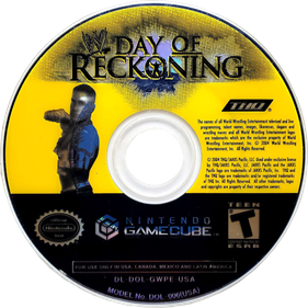 WWE Day of Reckoning - Disc Image