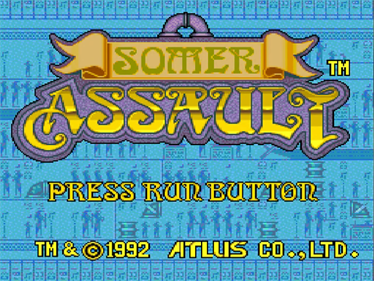 Somer Assault - Screenshot - Game Title Image