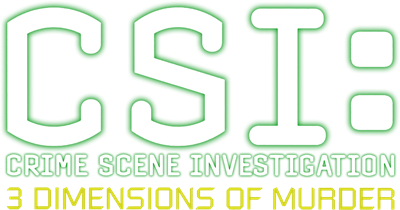 CSI: 3 Dimensions of Murder - Clear Logo Image