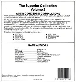 The Superior Collection: Volume 2 - Box - Back Image