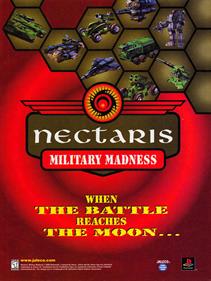 Nectaris: Military Madness - Advertisement Flyer - Front Image