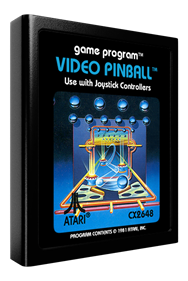 Video Pinball - Cart - 3D Image