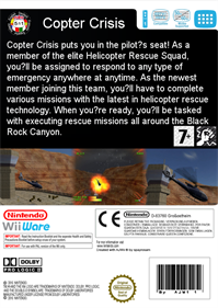 Copter Crisis - Box - Back Image