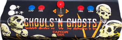 Ghouls'n Ghosts - Arcade - Control Panel Image