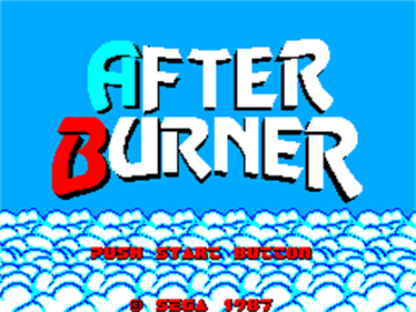 After Burner - Screenshot - Game Title Image