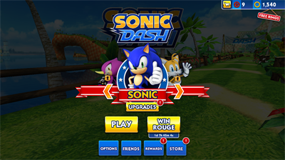 Sonic Dash - Screenshot - Game Title Image