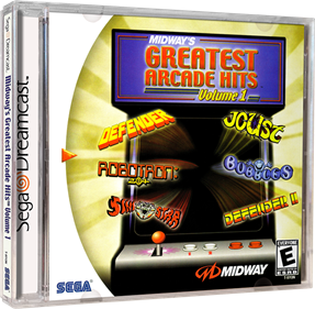 Midway's Greatest Arcade Hits Volume 1 - Box - 3D Image
