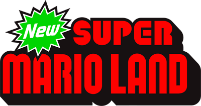New Super Mario Land - Clear Logo Image