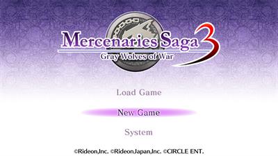 Mercenaries Saga Chronicles - Screenshot - Game Title Image