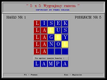 5 x 5 Wygrajmy Razem - Screenshot - Gameplay Image