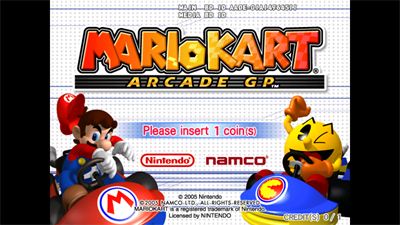 Mario Kart Arcade GP - Screenshot - Game Title Image
