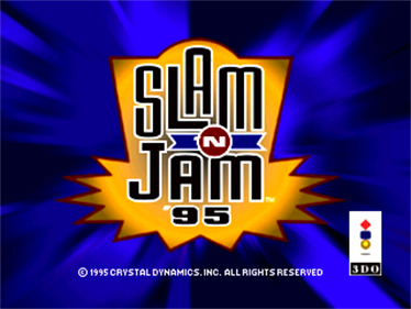 Slam 'n Jam '95 - Screenshot - Game Title Image
