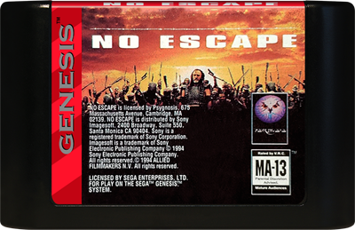 No Escape - Cart - Front Image