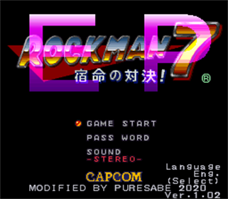 Mega Man 7 EP - Screenshot - Game Title Image