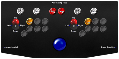 Monster Bash - Arcade - Controls Information Image
