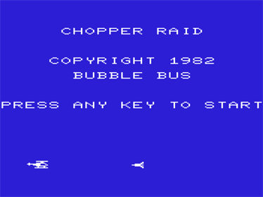 Chopper Raid - Screenshot - Game Title Image