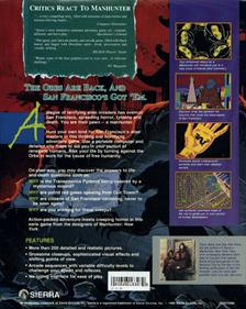 Manhunter 2: San Francisco - Box - Back