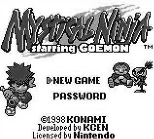 Mystical Ninja: Starring Goemon - Screenshot - Game Title Image