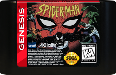 Spider-Man (Acclaim) - Cart - Front Image