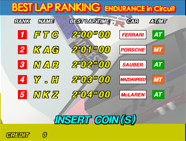 Le Mans 24 - Screenshot - High Scores Image