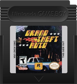 Grand Theft Auto - Fanart - Cart - Front