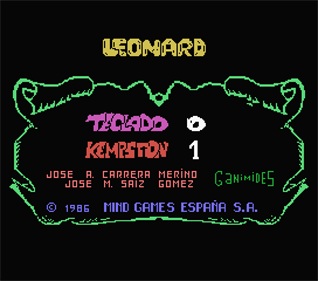 King Leonard - Screenshot - Game Select Image