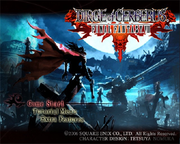 Dirge of Cerberus: Final Fantasy VII - Screenshot - Game Title Image